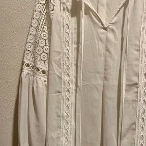 Size Large White Long Sleeve Shirt